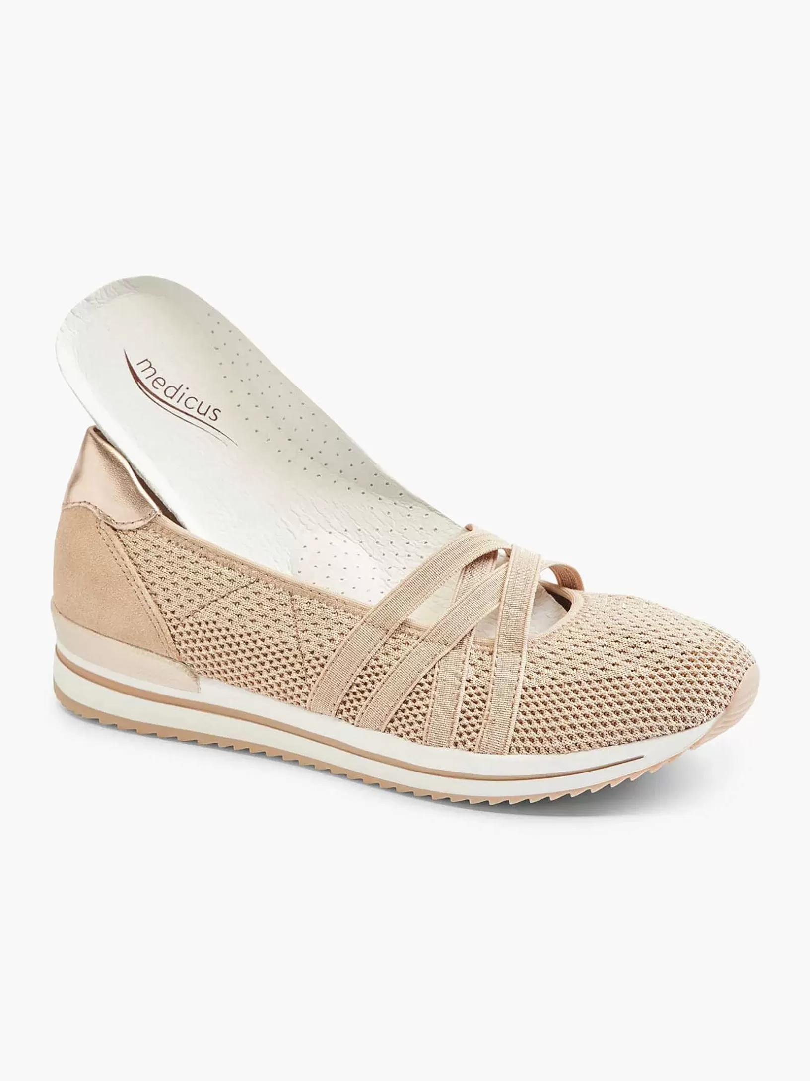 Dames Medicus Beige Comfort Instapper