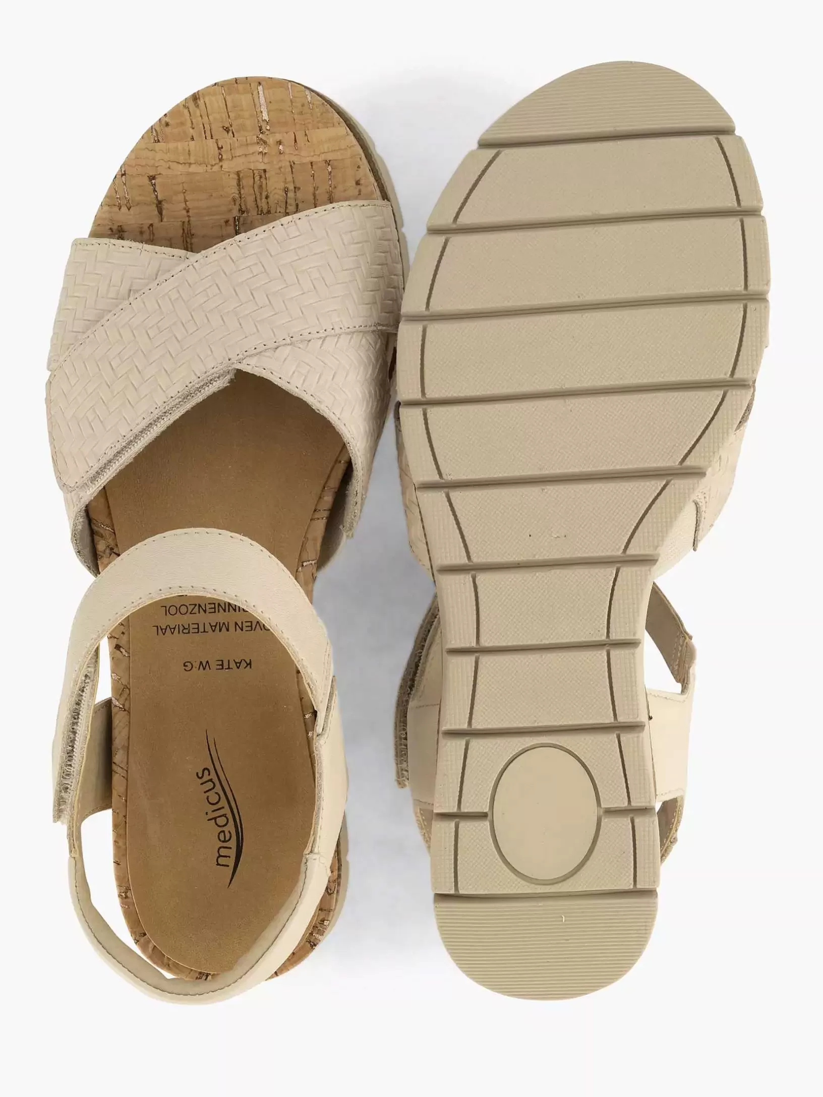 Dames Medicus Beige Comfort Sandaal