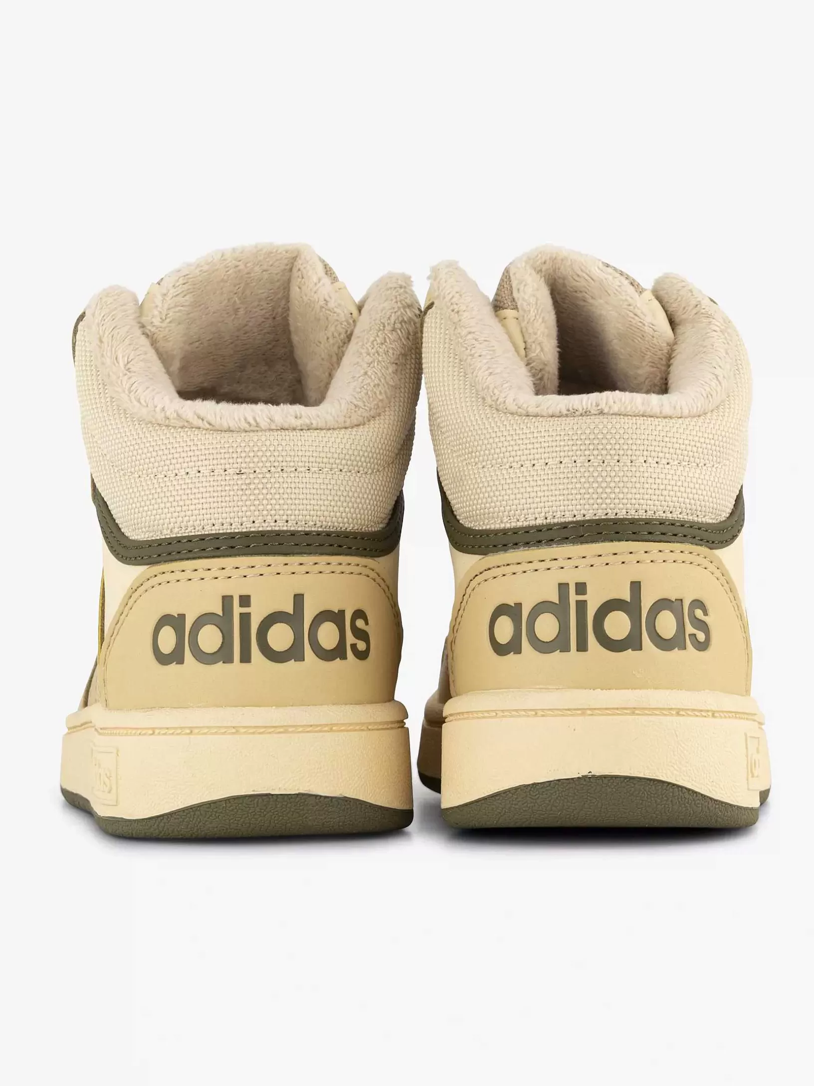 Kinderen adidas Beige Hoops Mid 3.0 K