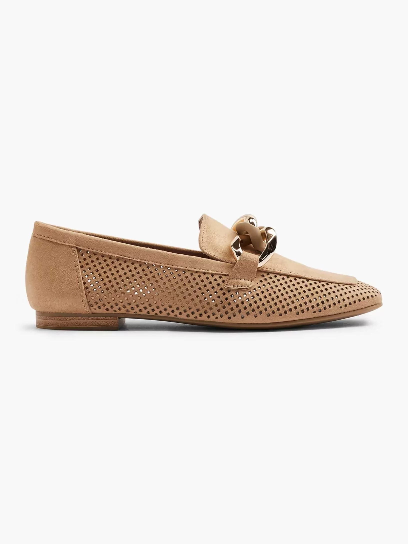 Dames Graceland Beige Loafer Sierketting