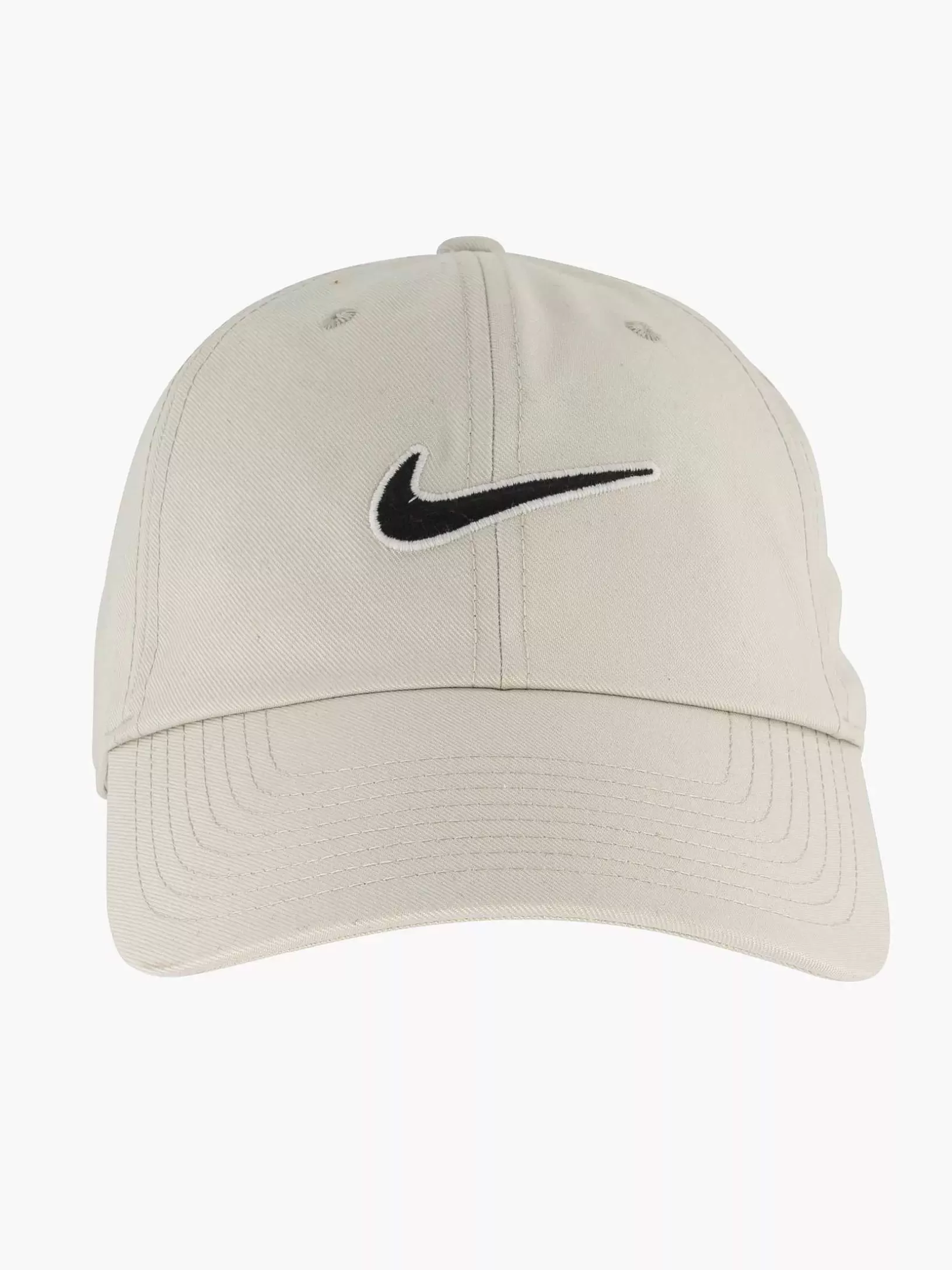 Dames Nike Beige U Nk Club Cap U Cb Swsh L