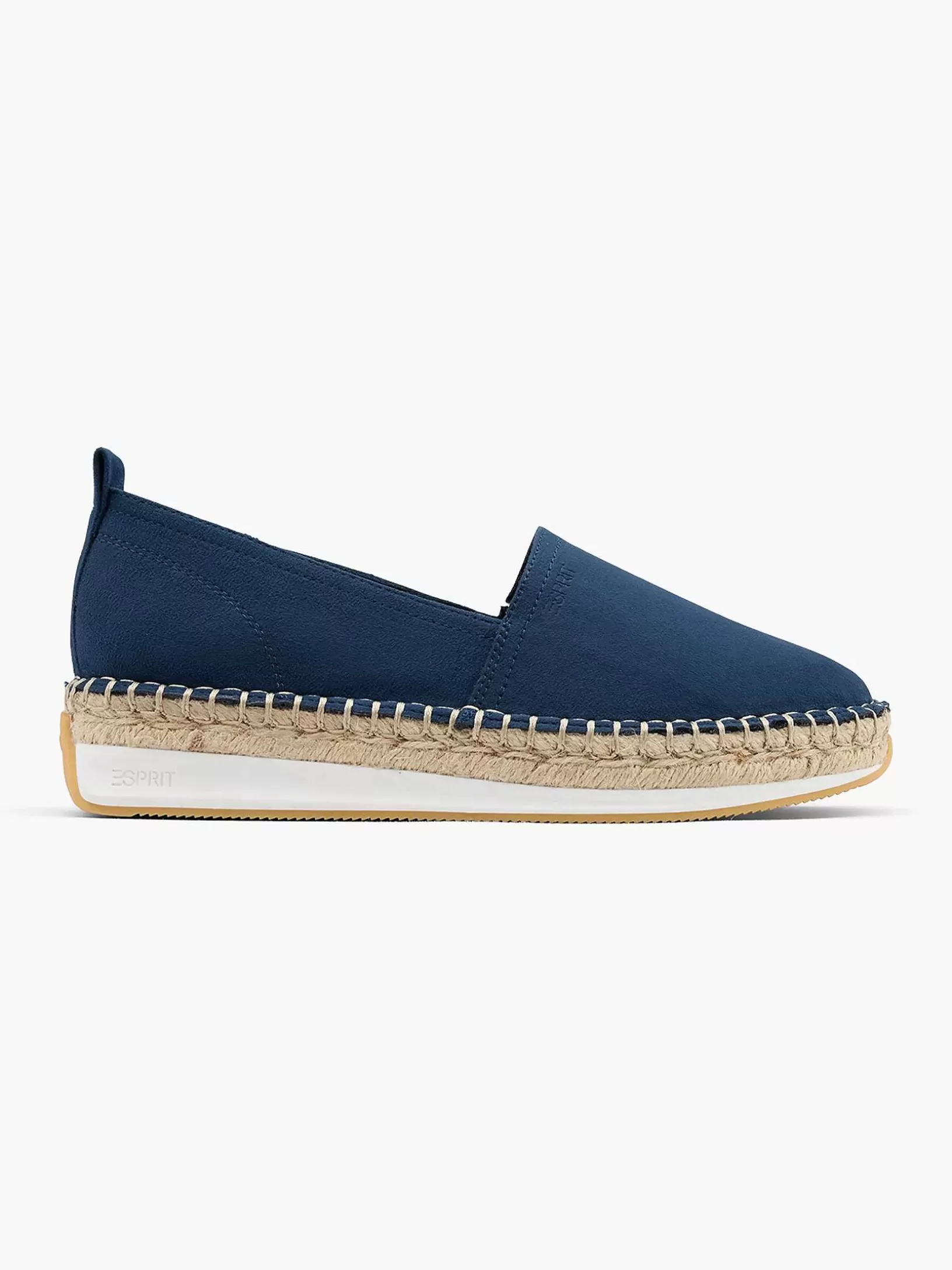 Dames Esprit Blauwe Platform Espadrille