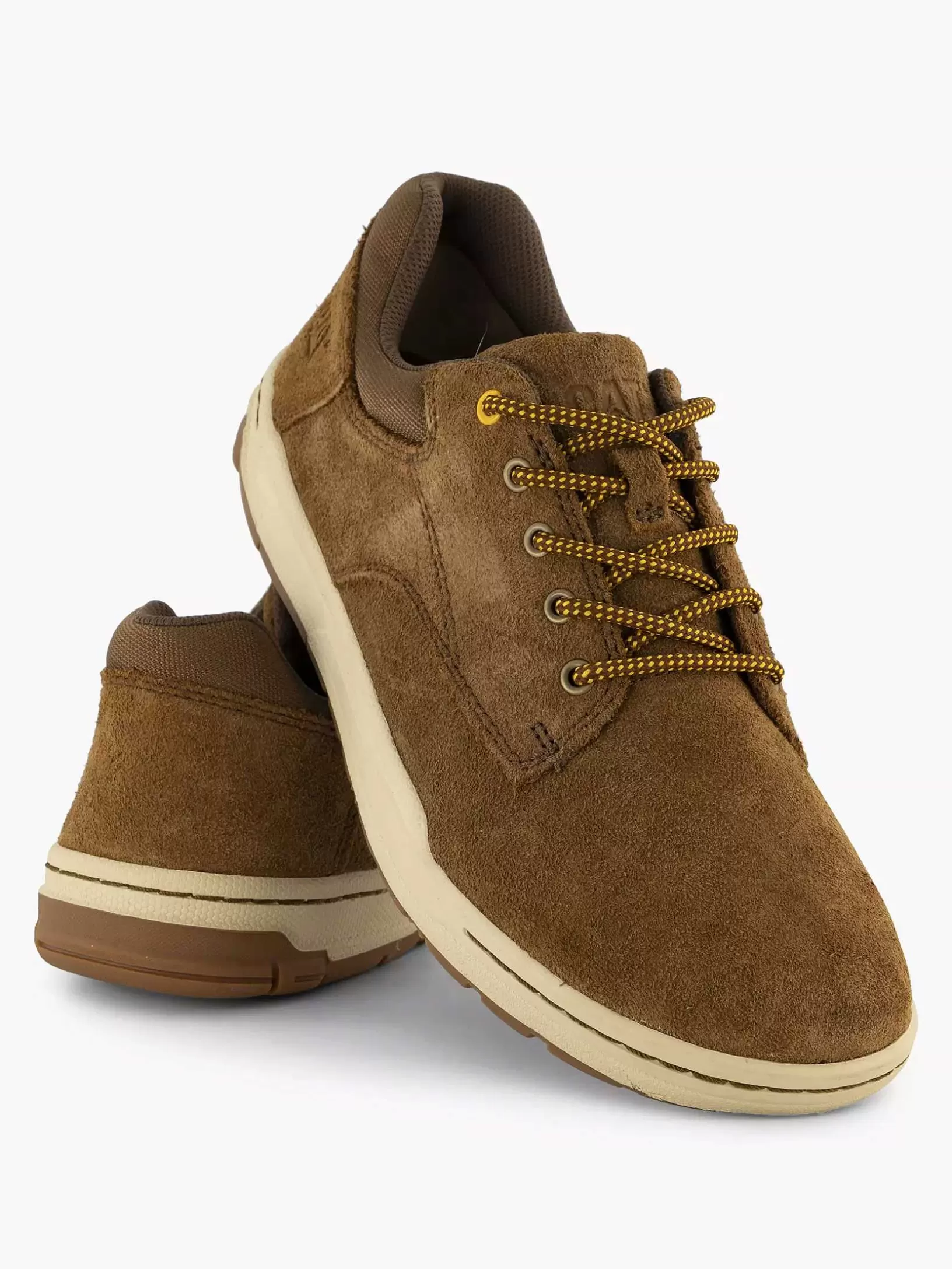 Heren Caterpillar Bruine Suede Sneaker