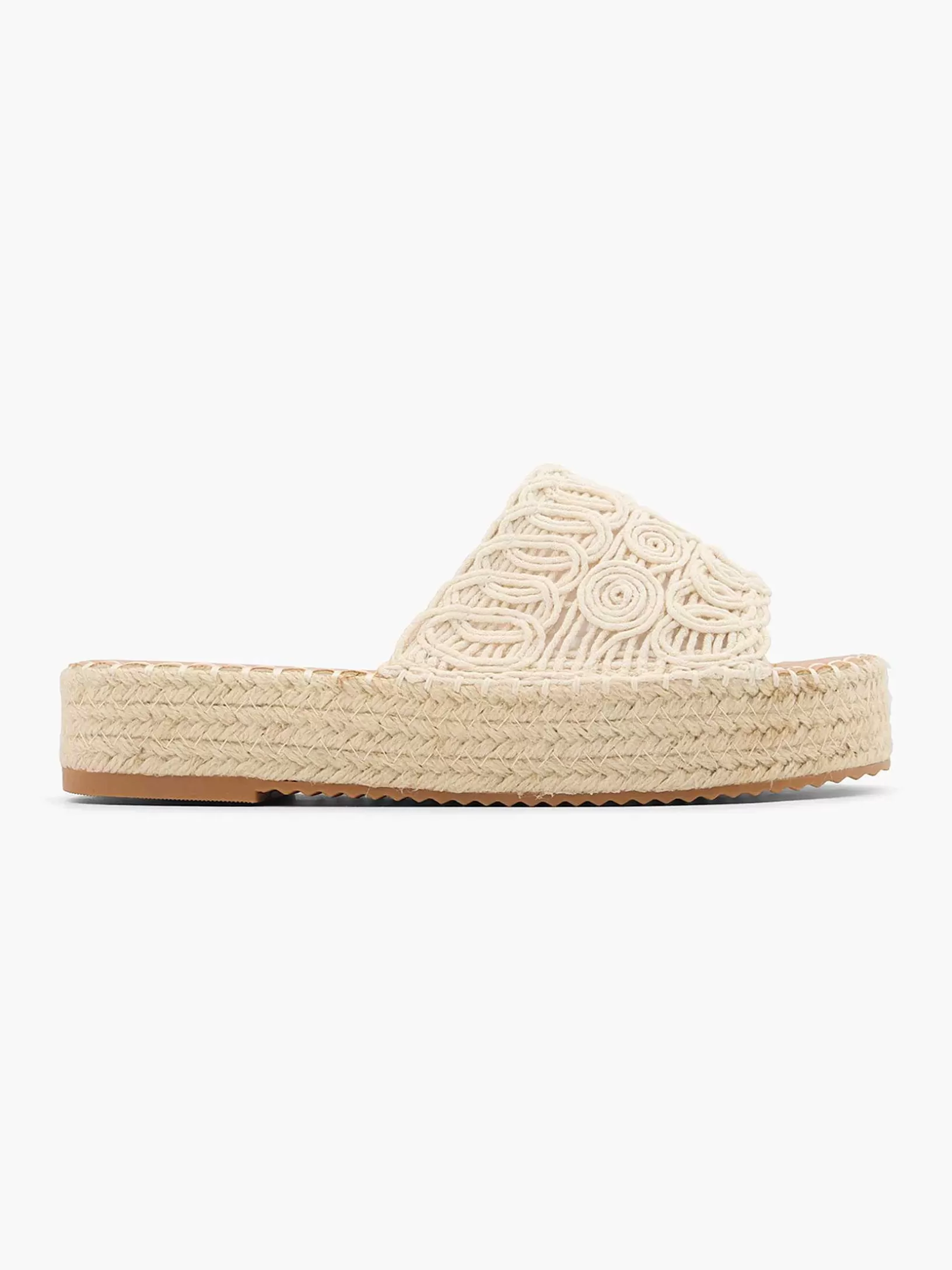 Dames Graceland Creme Platform Slipper