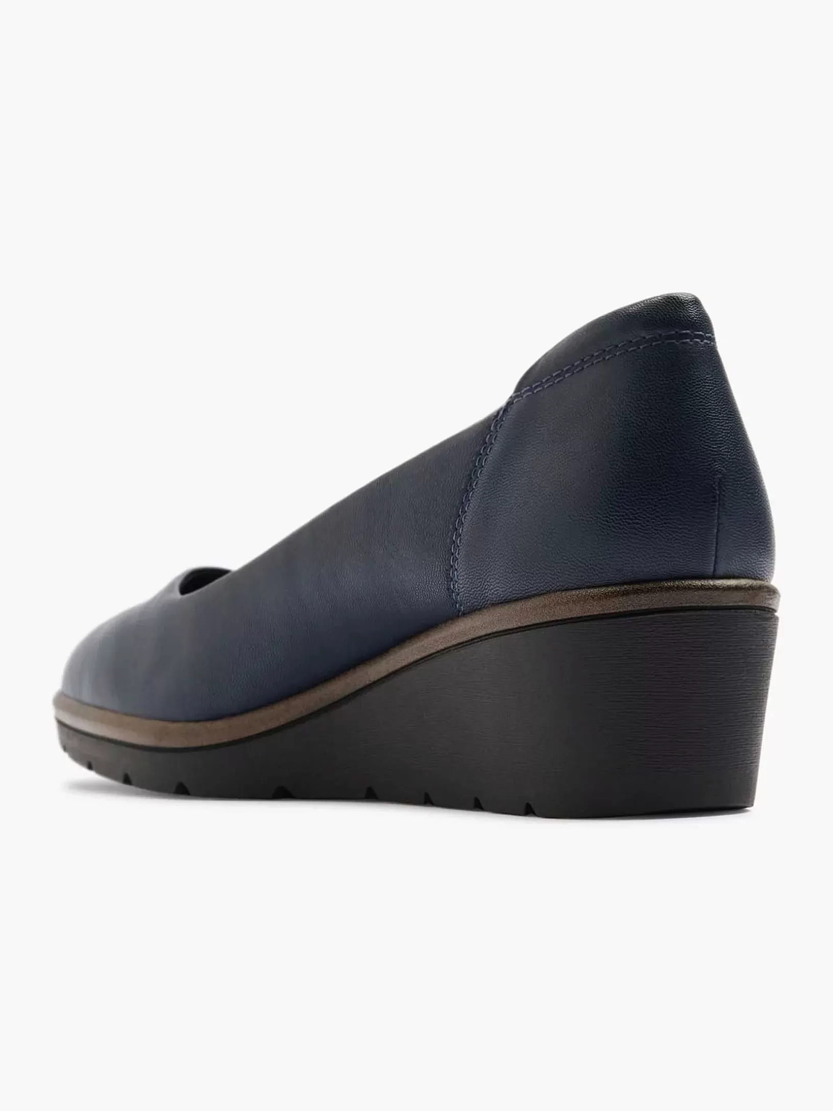 Dames Graceland Donkerblauwe Pump Sleehak