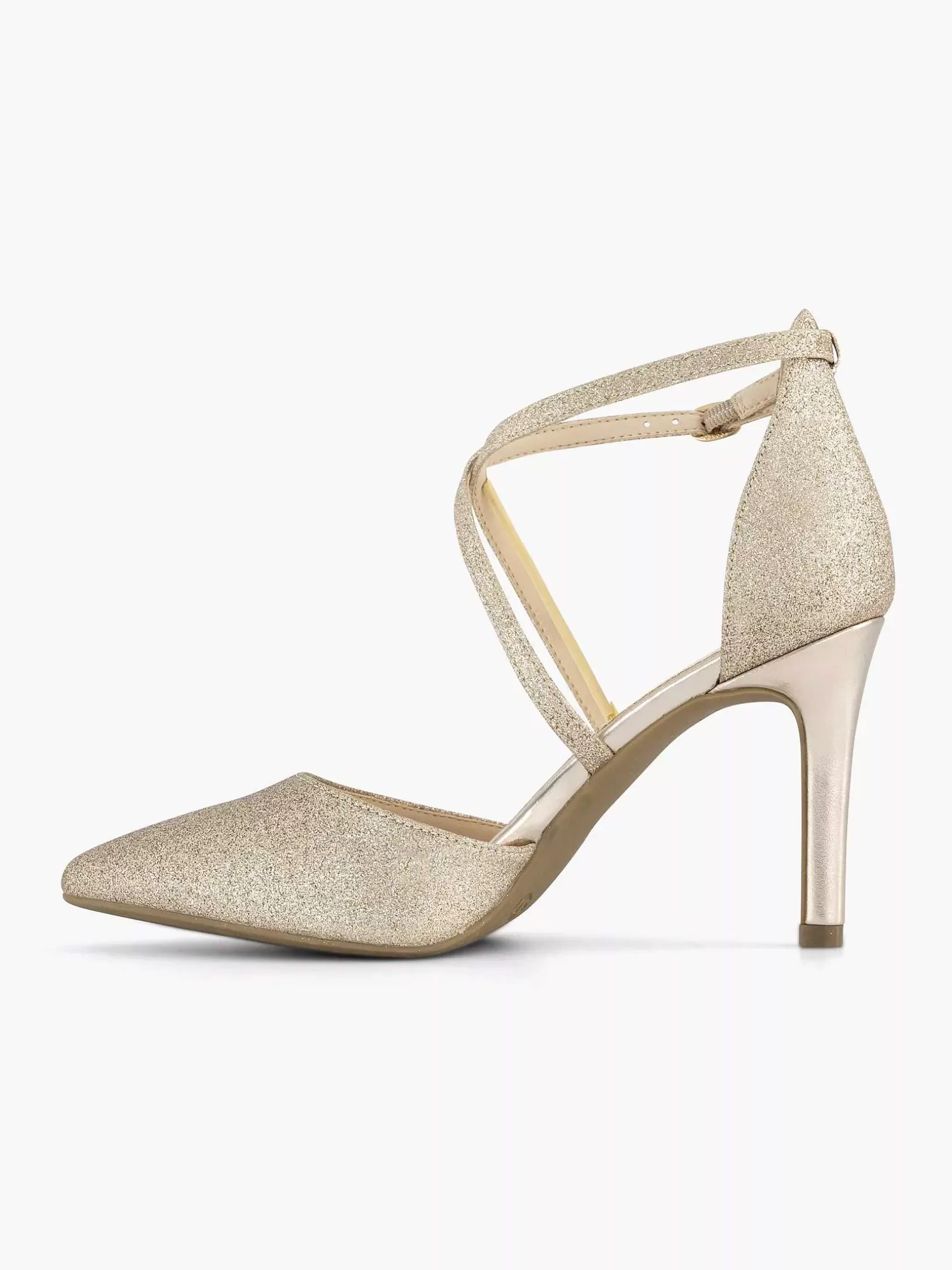 Dames Graceland Gouden Pump Glitter