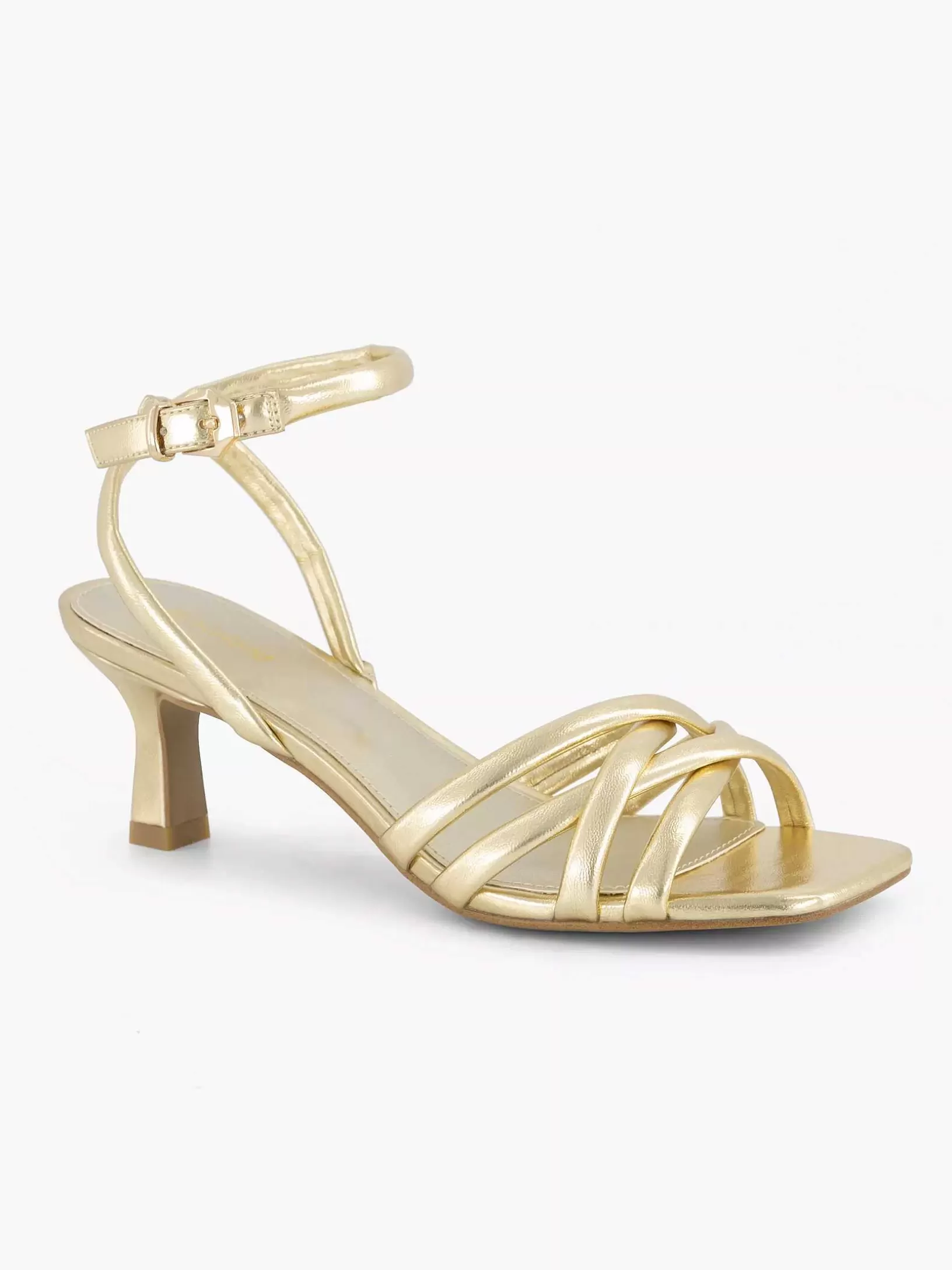 Dames Graceland Gouden Sandalette