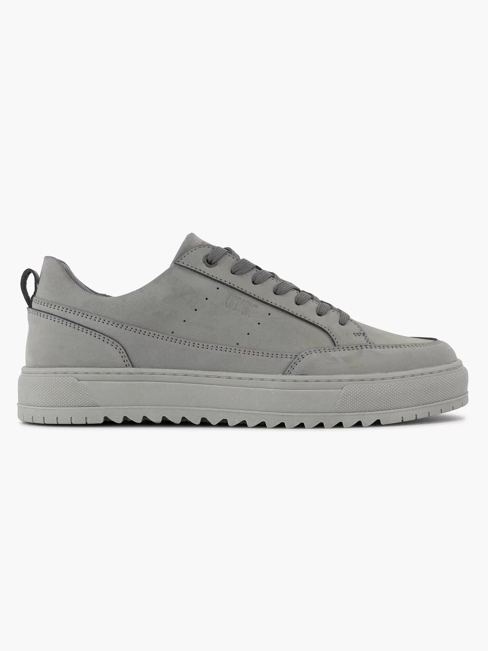 Heren Oxmox Grijze Leren Sneaker