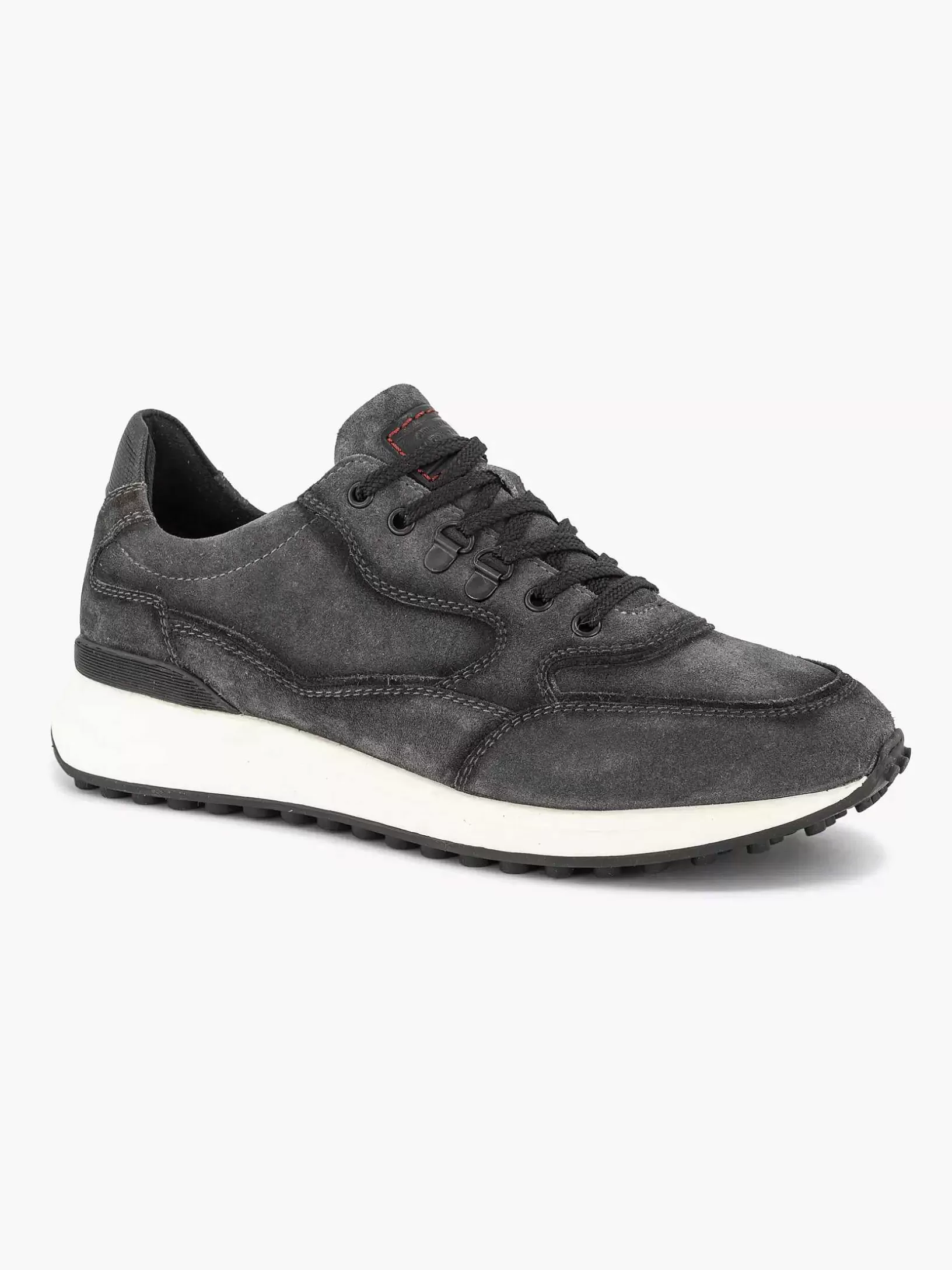 Heren Oxmox Grijze Leren Sneaker