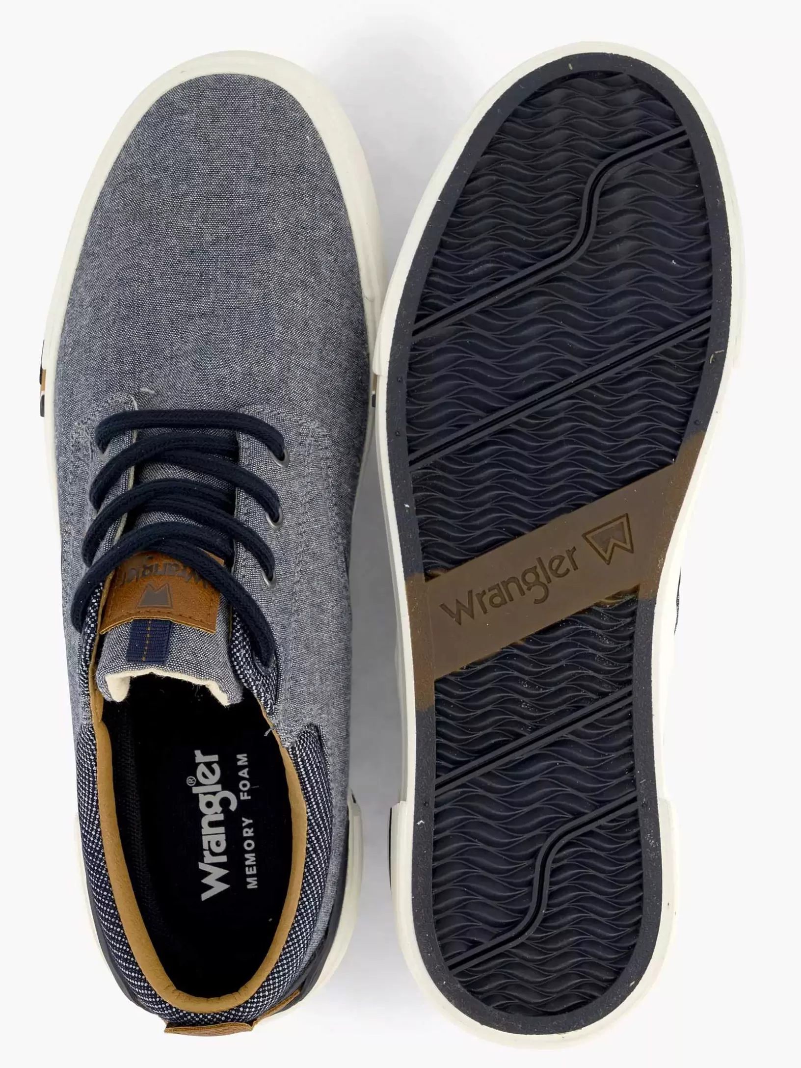 Heren Wrangler Grijze Sneaker