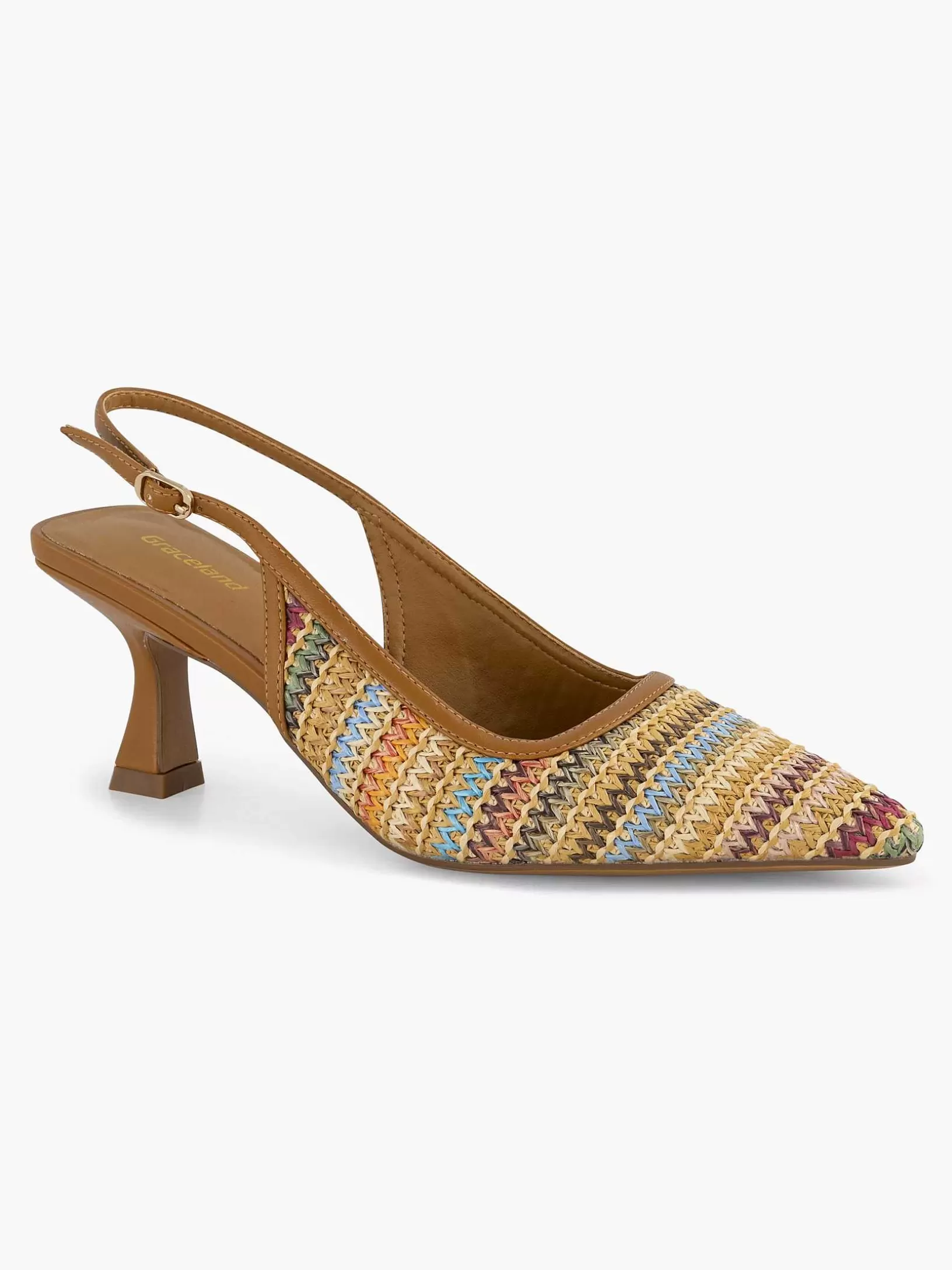 Dames Graceland Lichtbruine Slingback