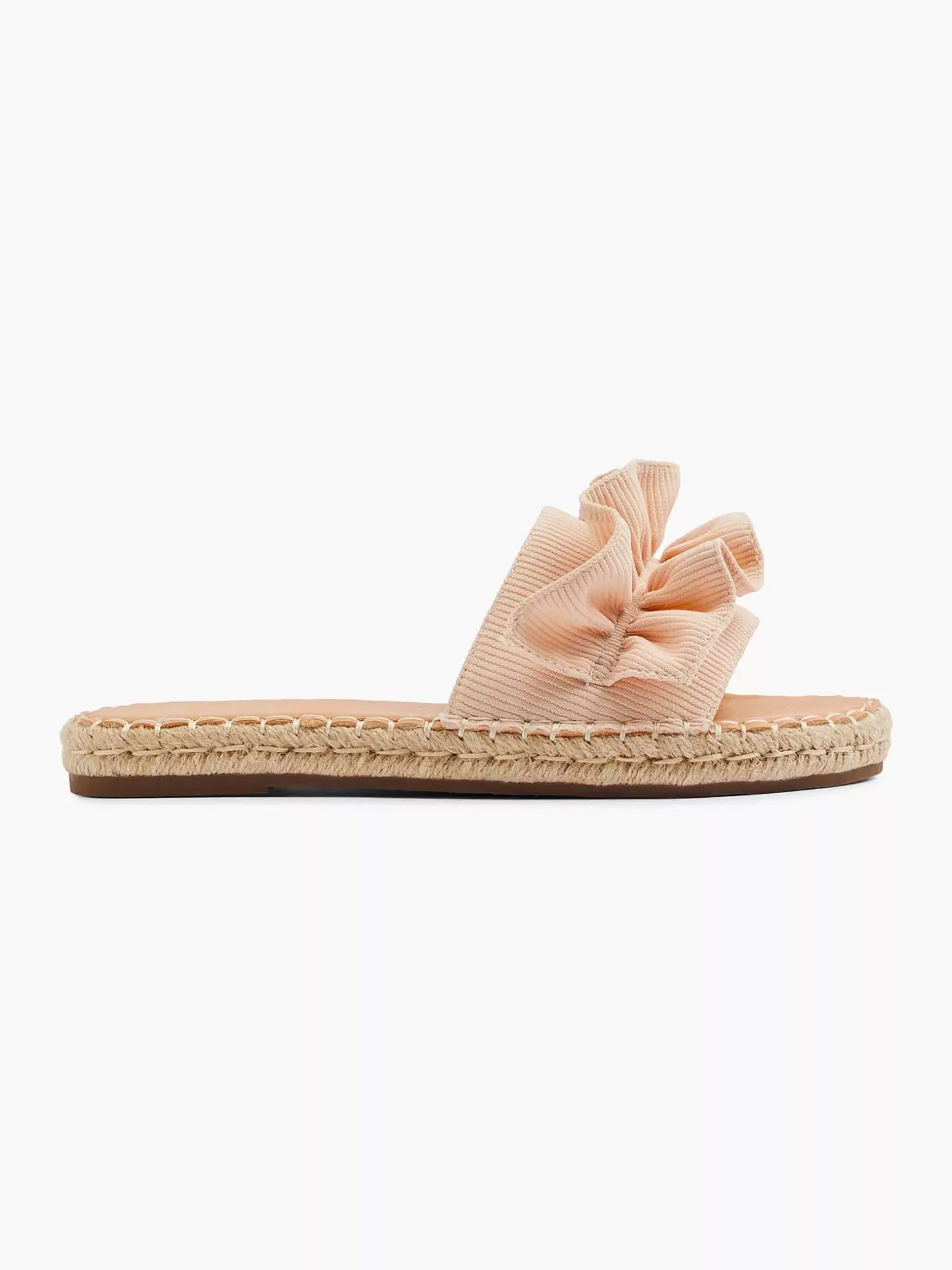 Dames Graceland Lichtoranje Slipper Roesjes