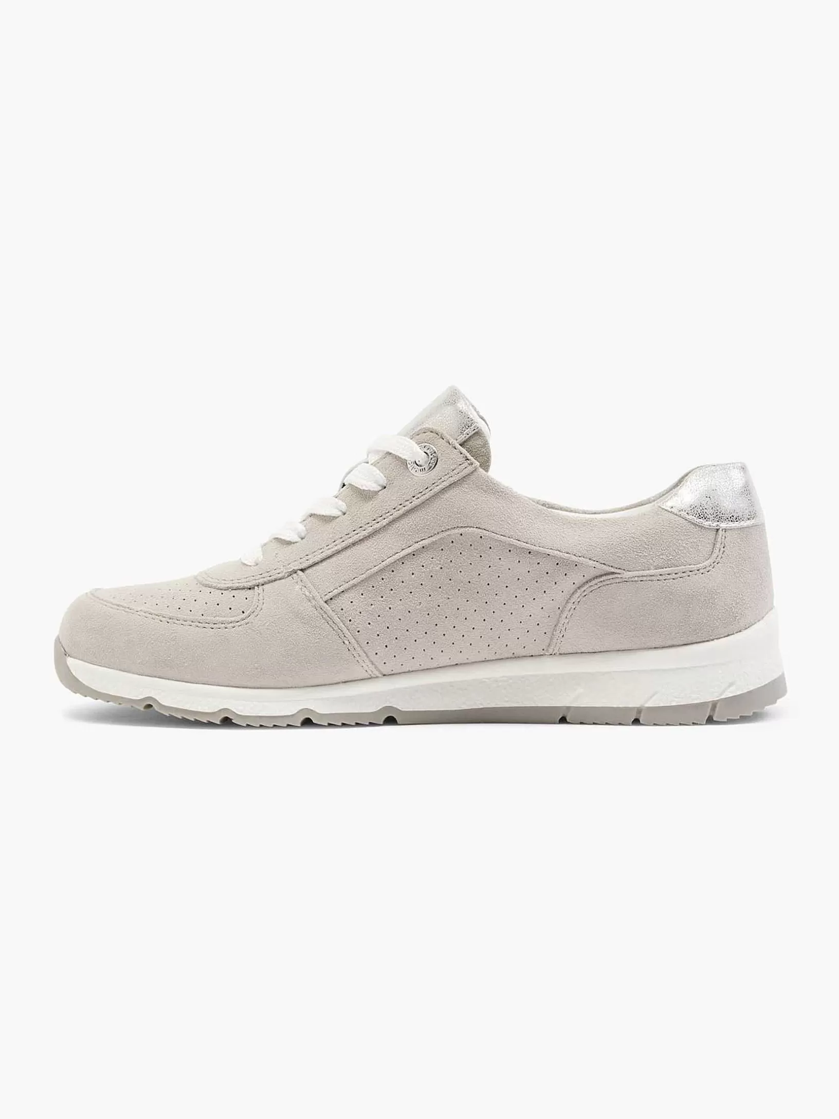 Dames Medicus Taupe Leren Sneaker