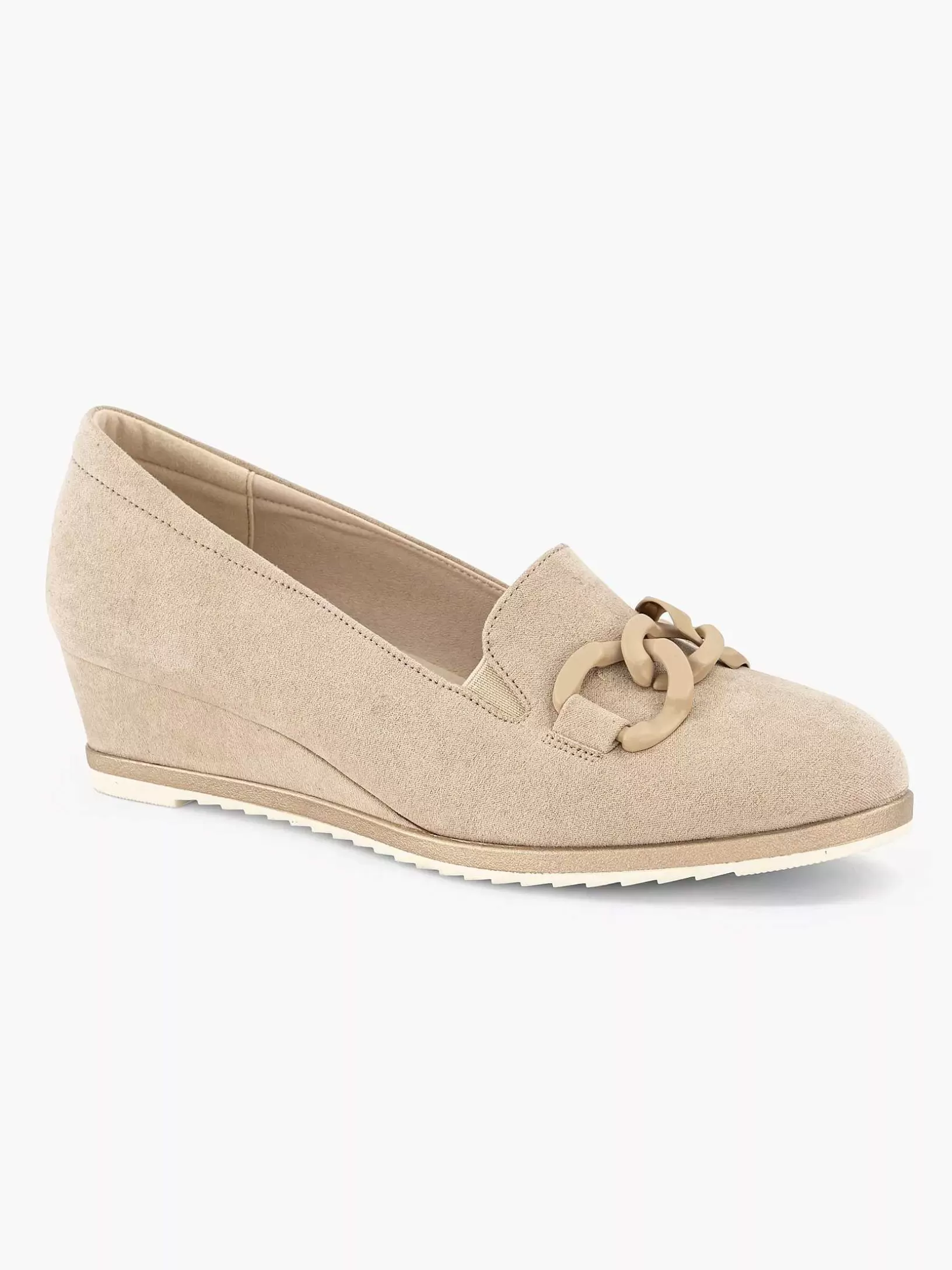 Dames Graceland Taupe Pump Sleehak