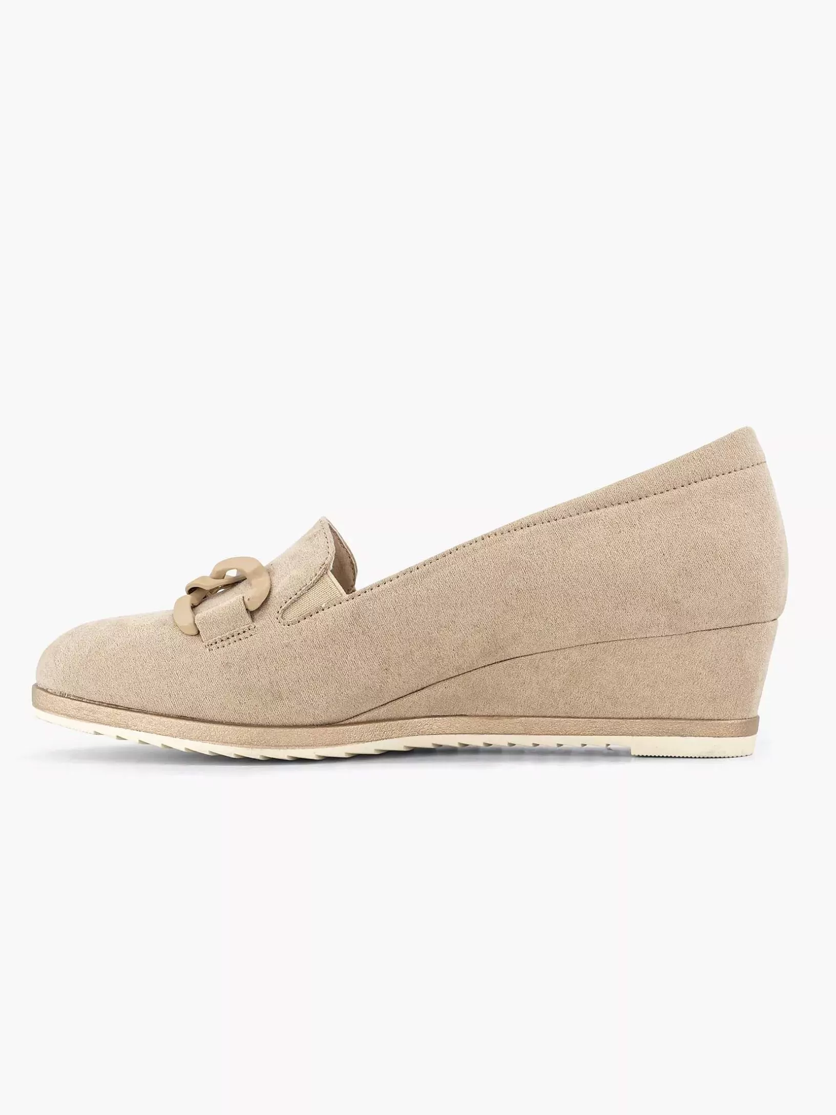 Dames Graceland Taupe Pump Sleehak