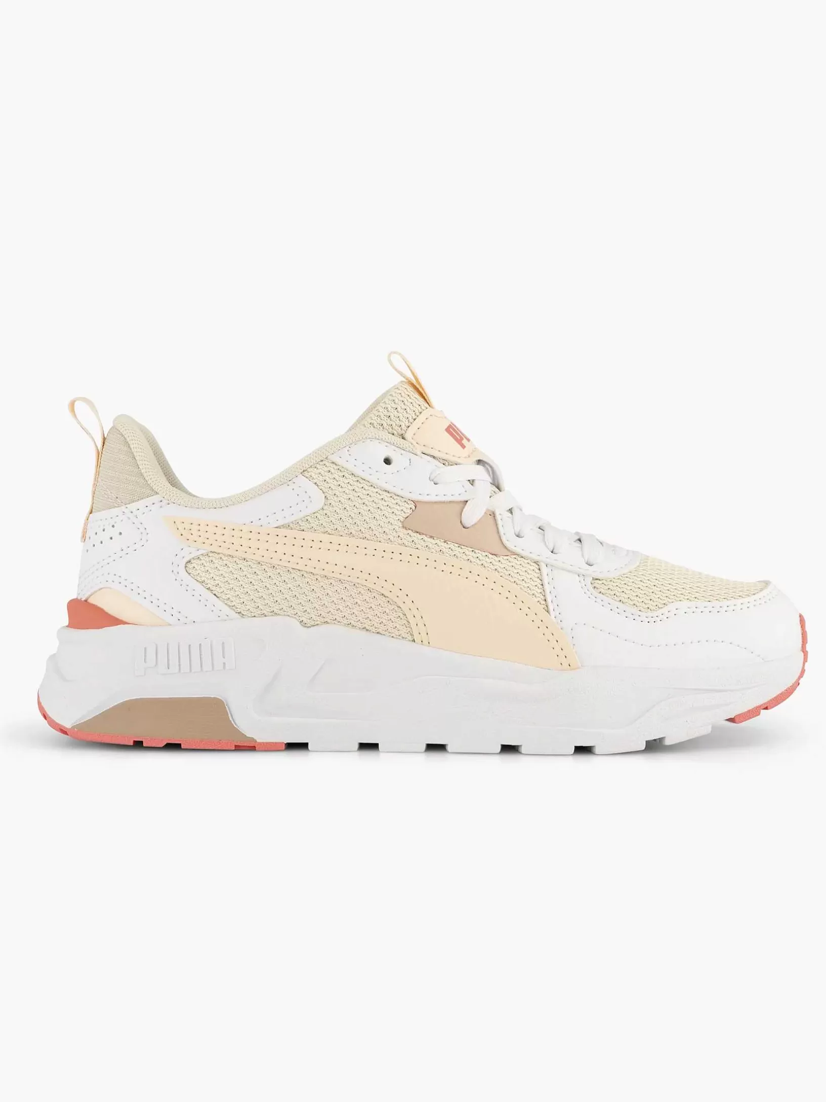 Dames Puma Witte Chunky Sneaker Trinity Lite