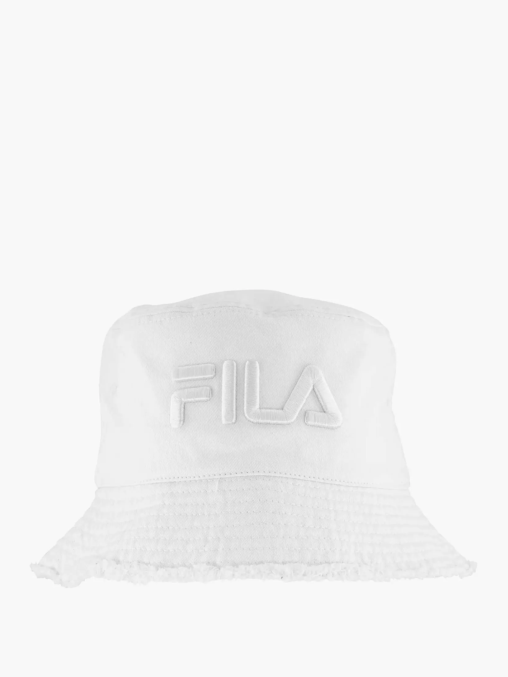 Dames FILA Witte Bucket Hat Mit