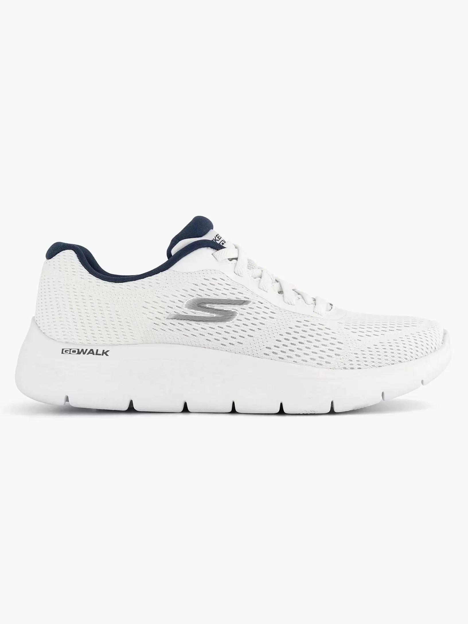 Heren Skechers Witte Go Walk Flex- Remark