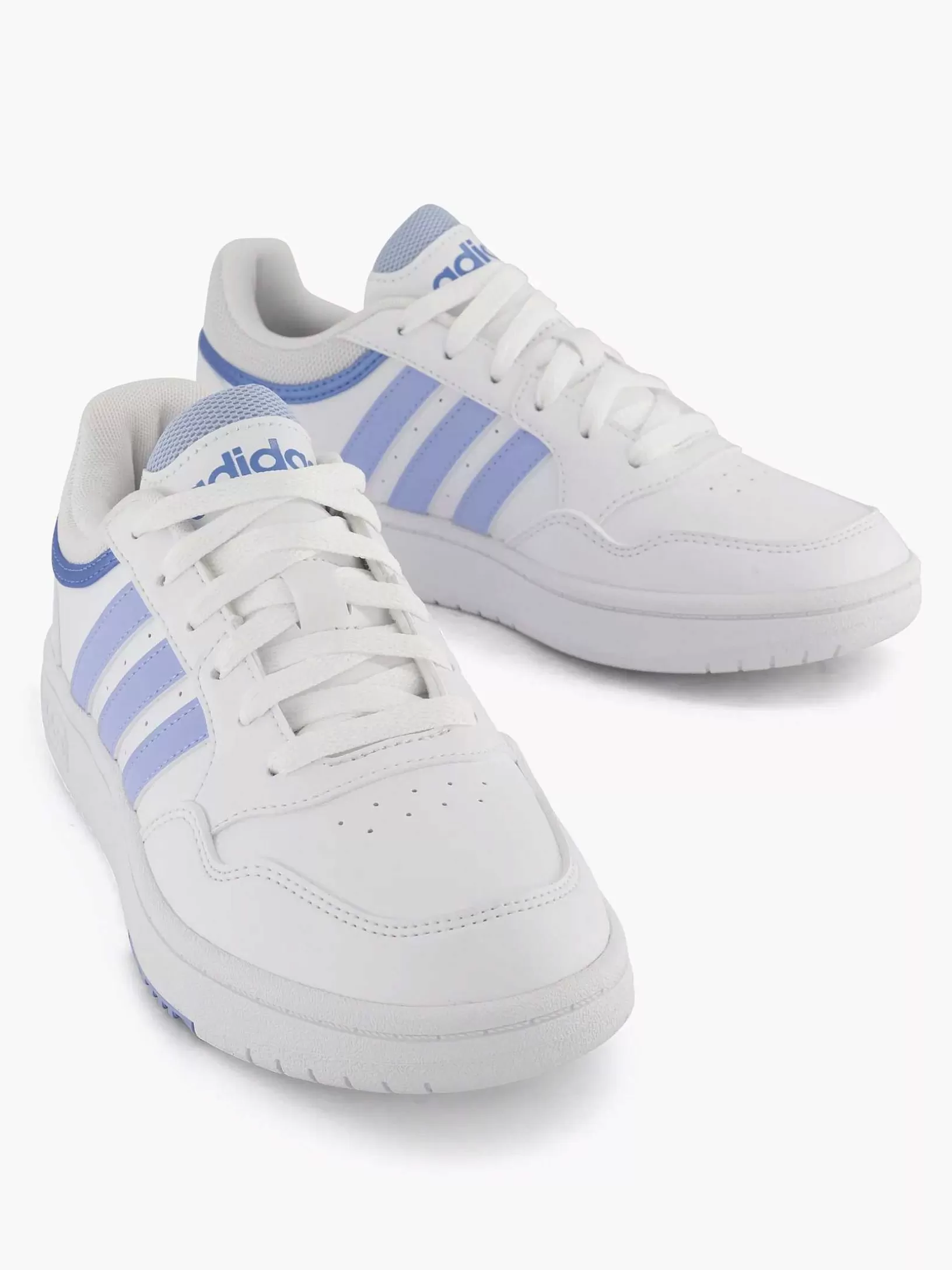 Dames adidas Witte Hoops 3.0