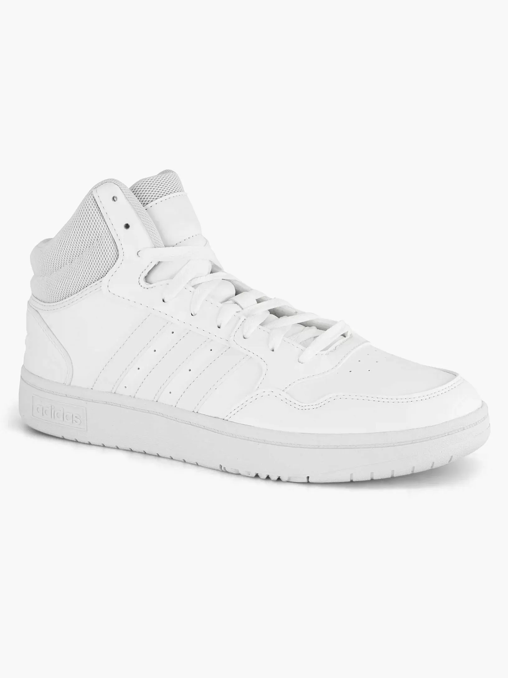 Heren adidas Witte Hoops 3.0 Mid