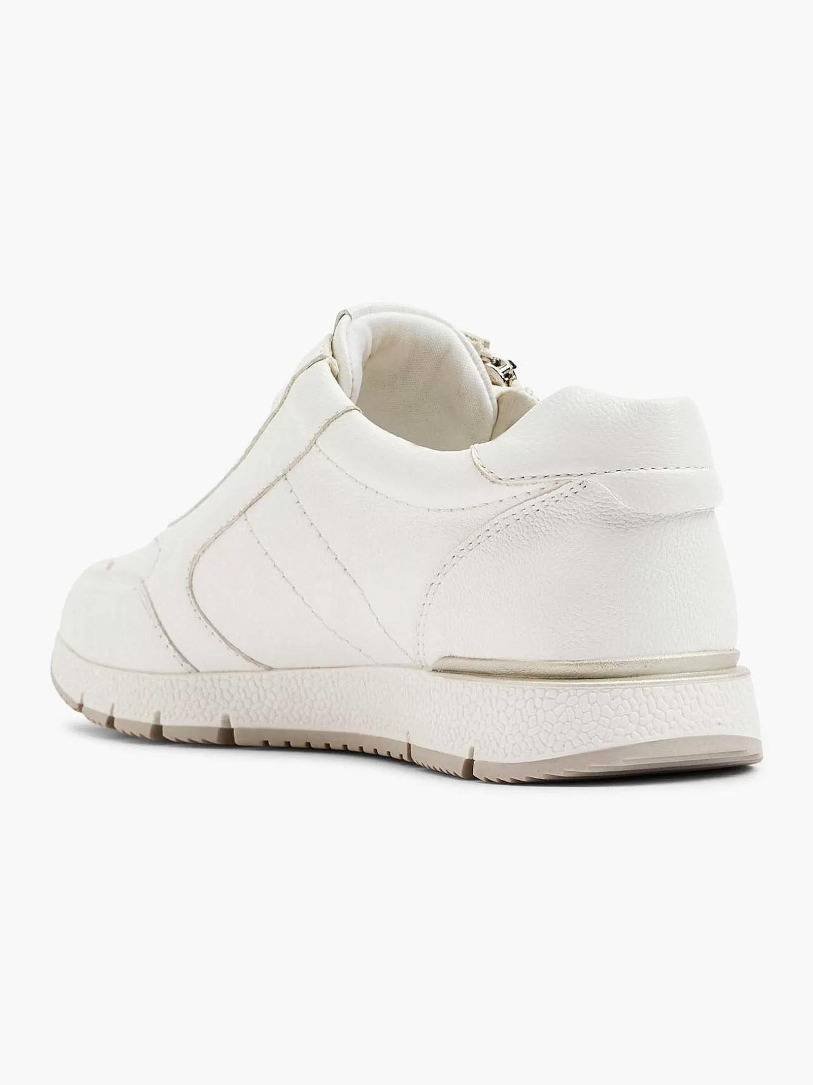 Dames Medicus Witte Leren Comfort Sneaker