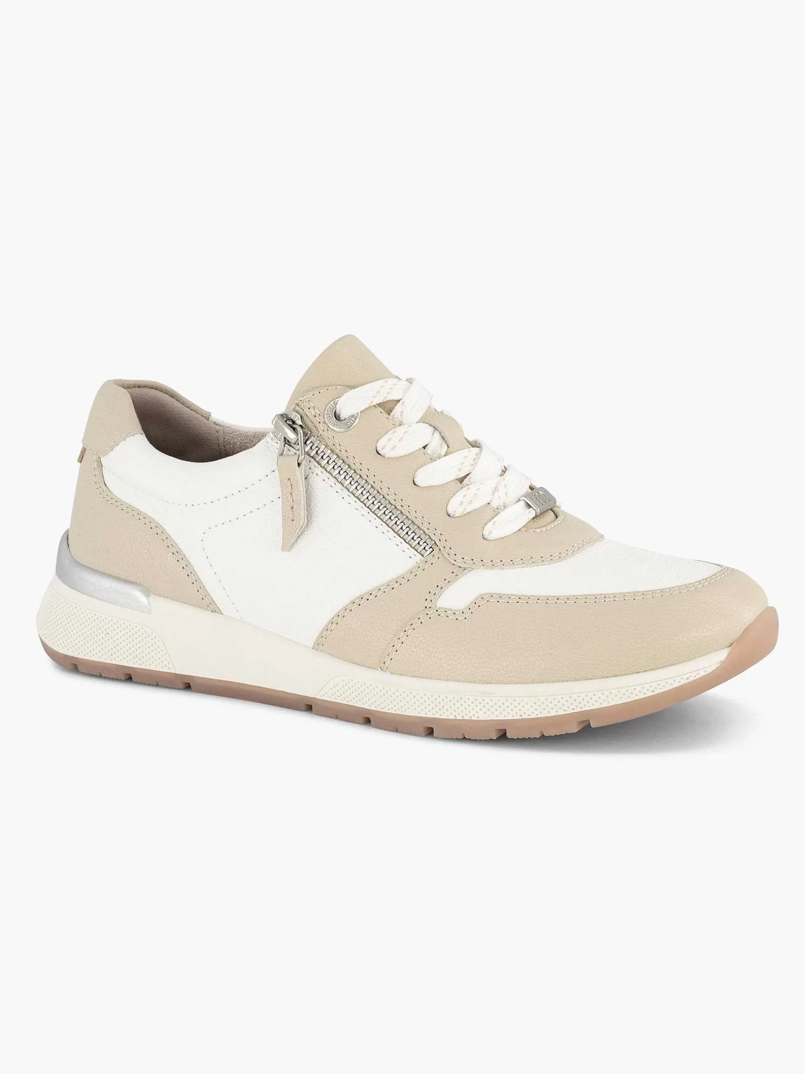 Dames Medicus Witte Leren Comfort Sneaker