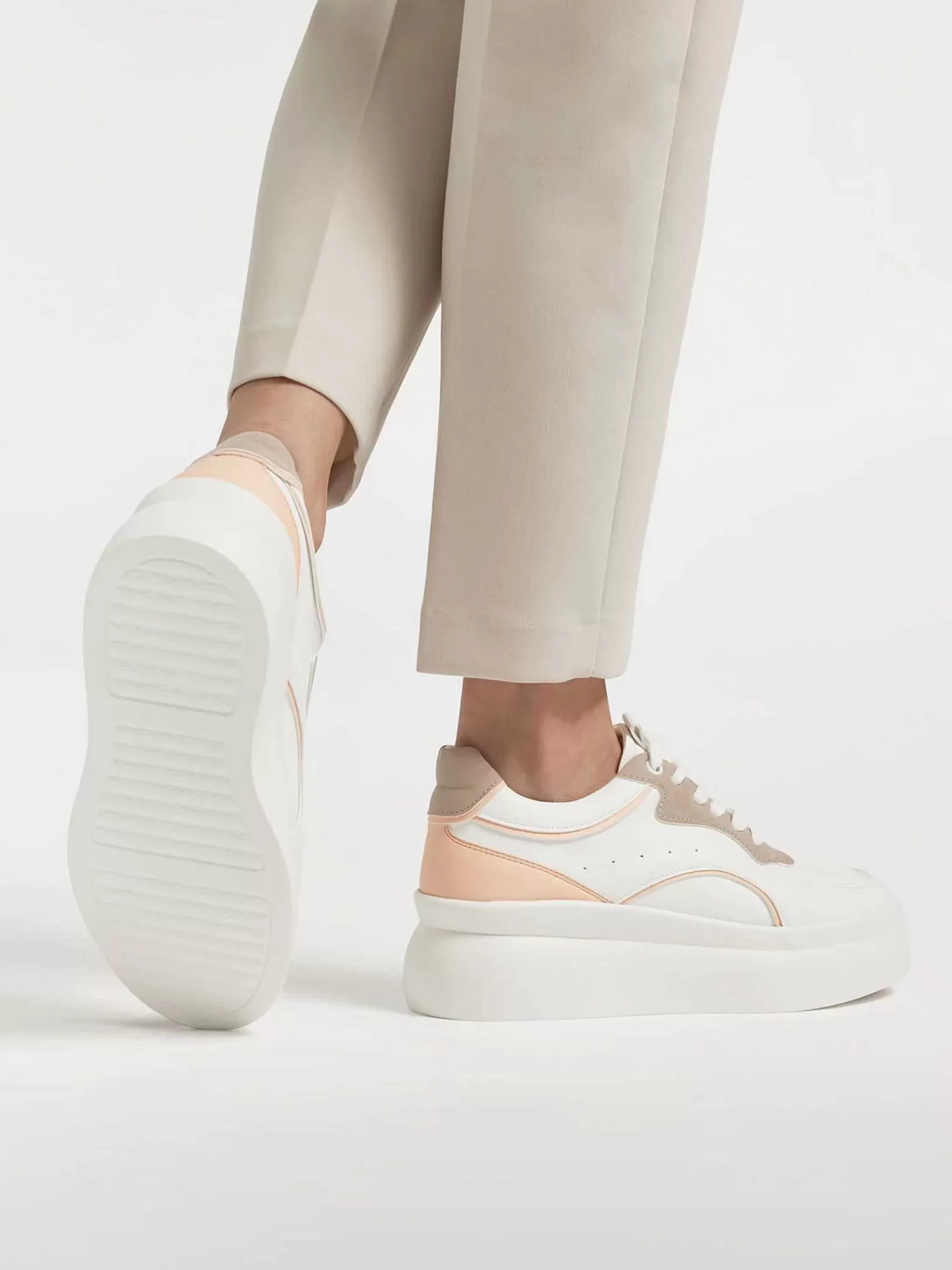 Dames Graceland Witte Platform Sneaker