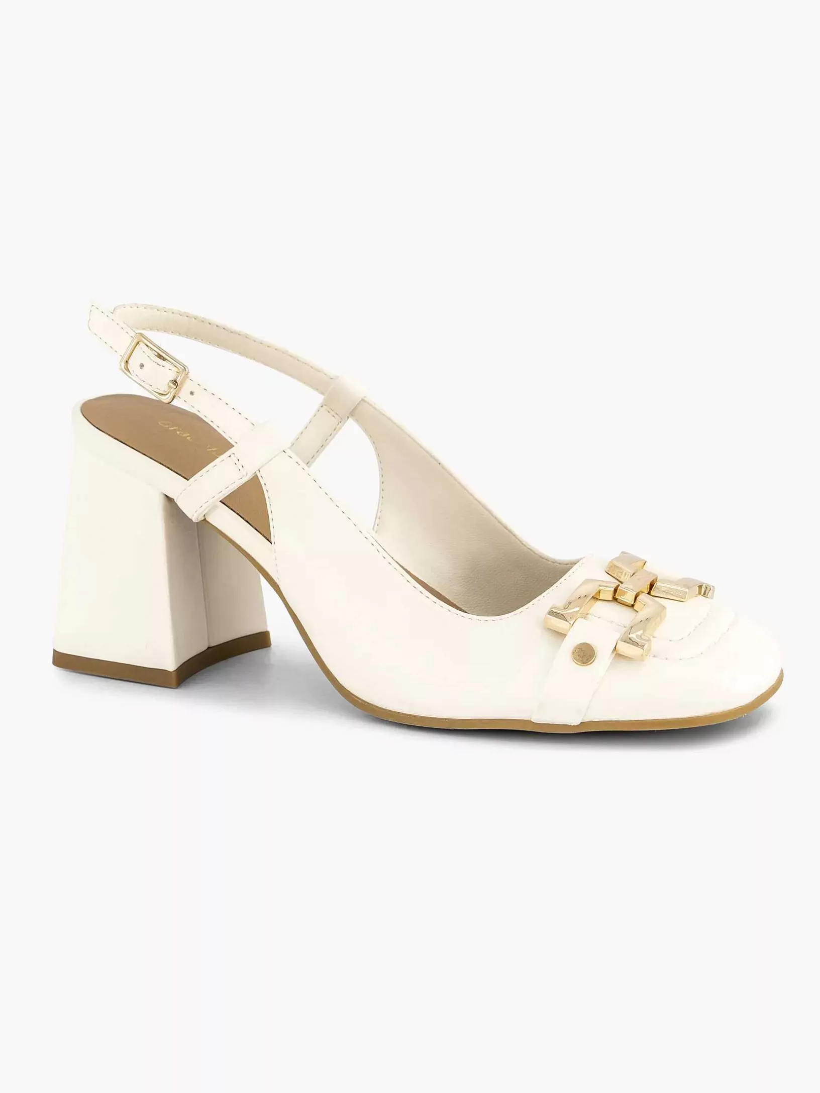 Dames Graceland Witte Slingback