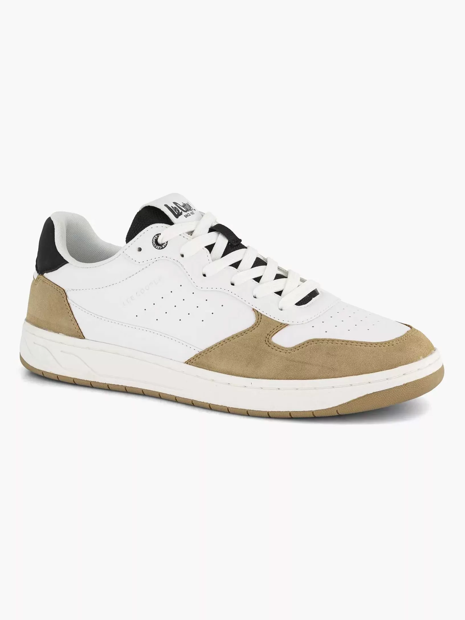 Heren Lee Cooper Witte Sneaker