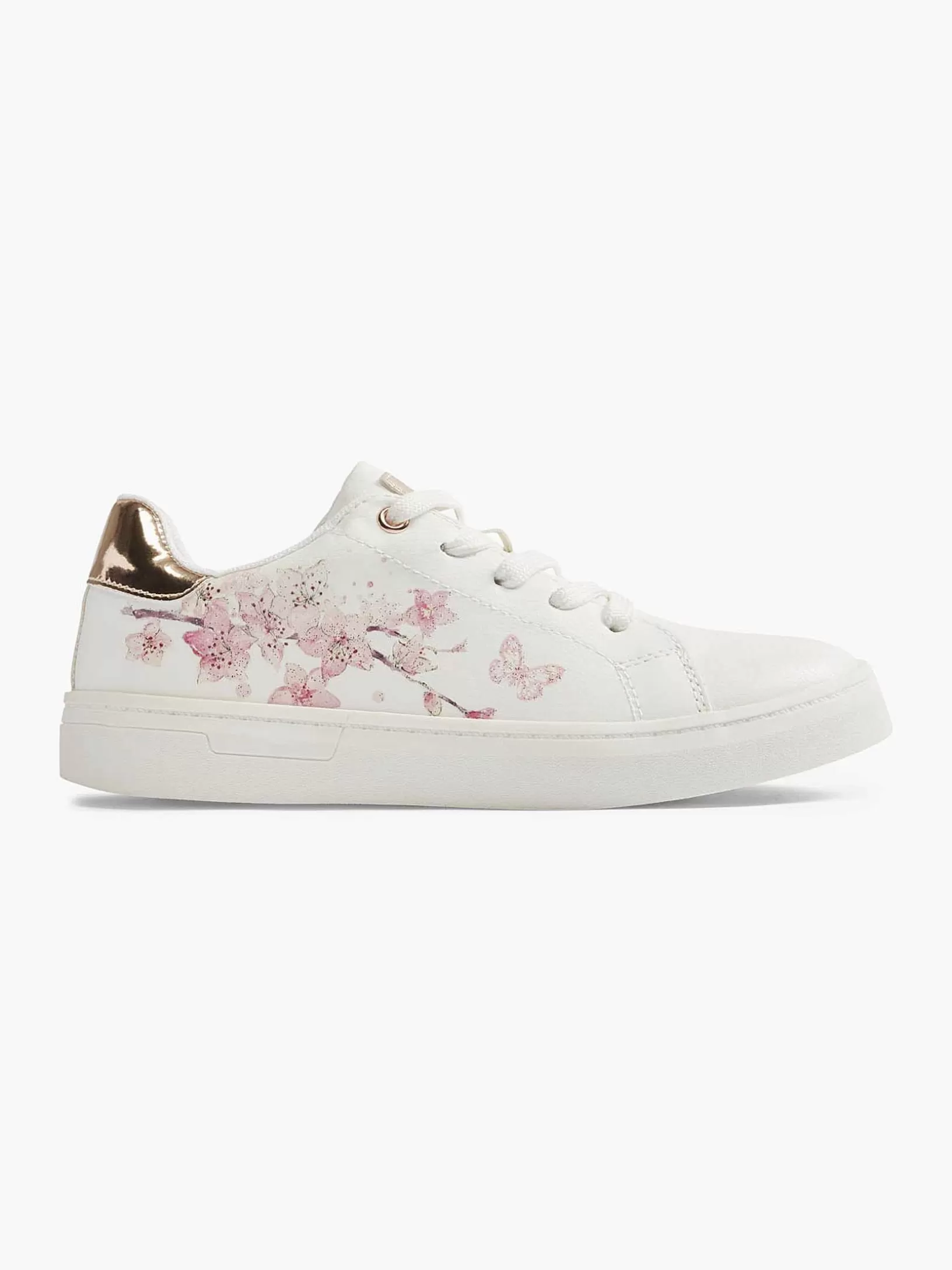 Kinderen Graceland Witte Sneaker Bloemenprint