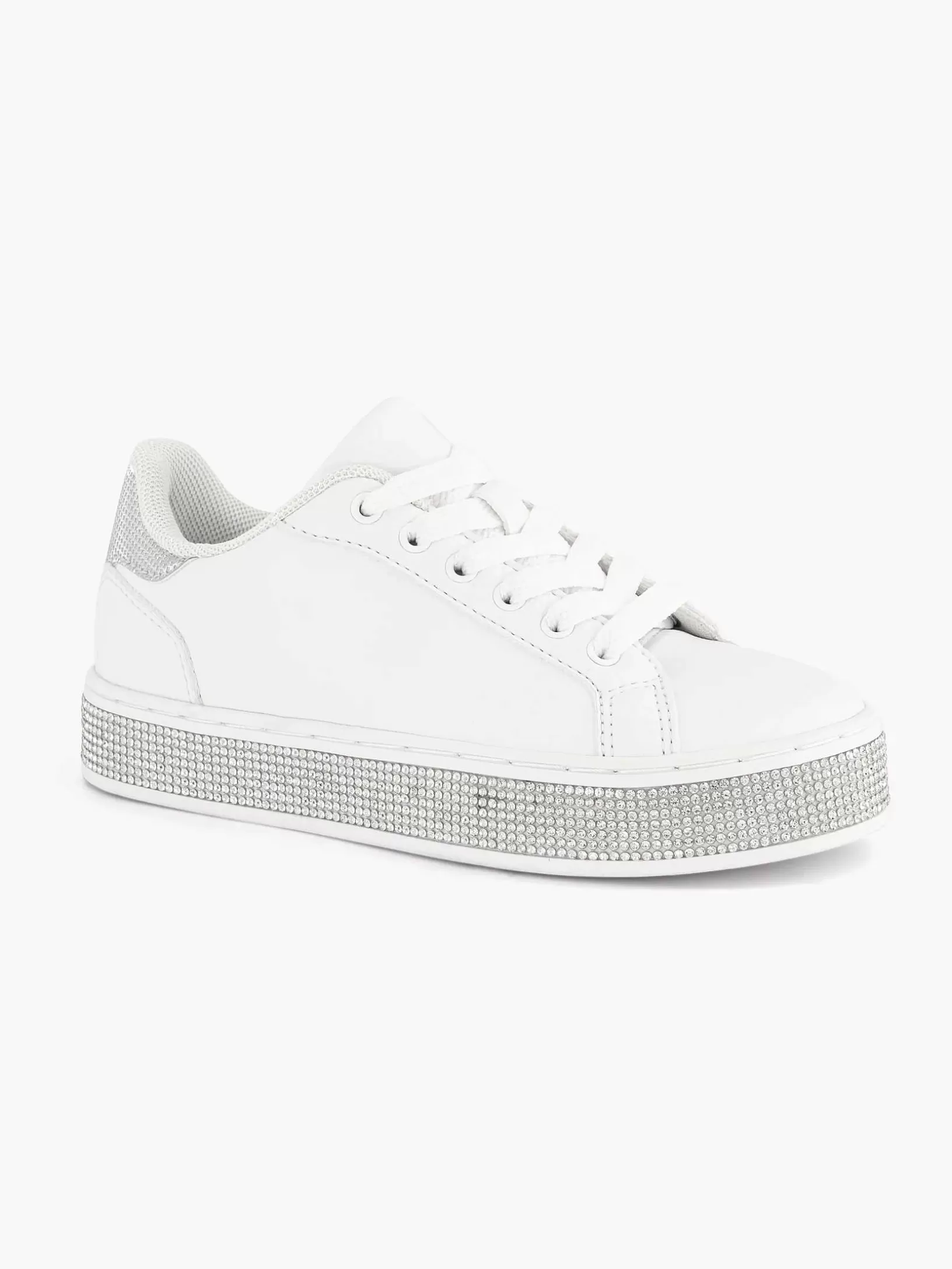 Kinderen Graceland Witte Sneaker Steentjes