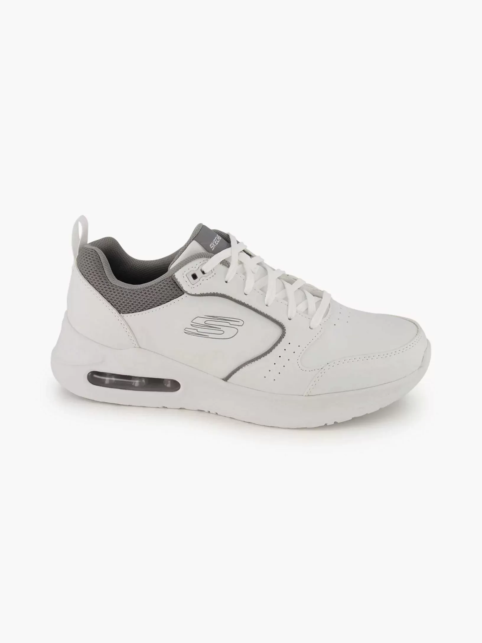 Heren Skechers Witte Solitair