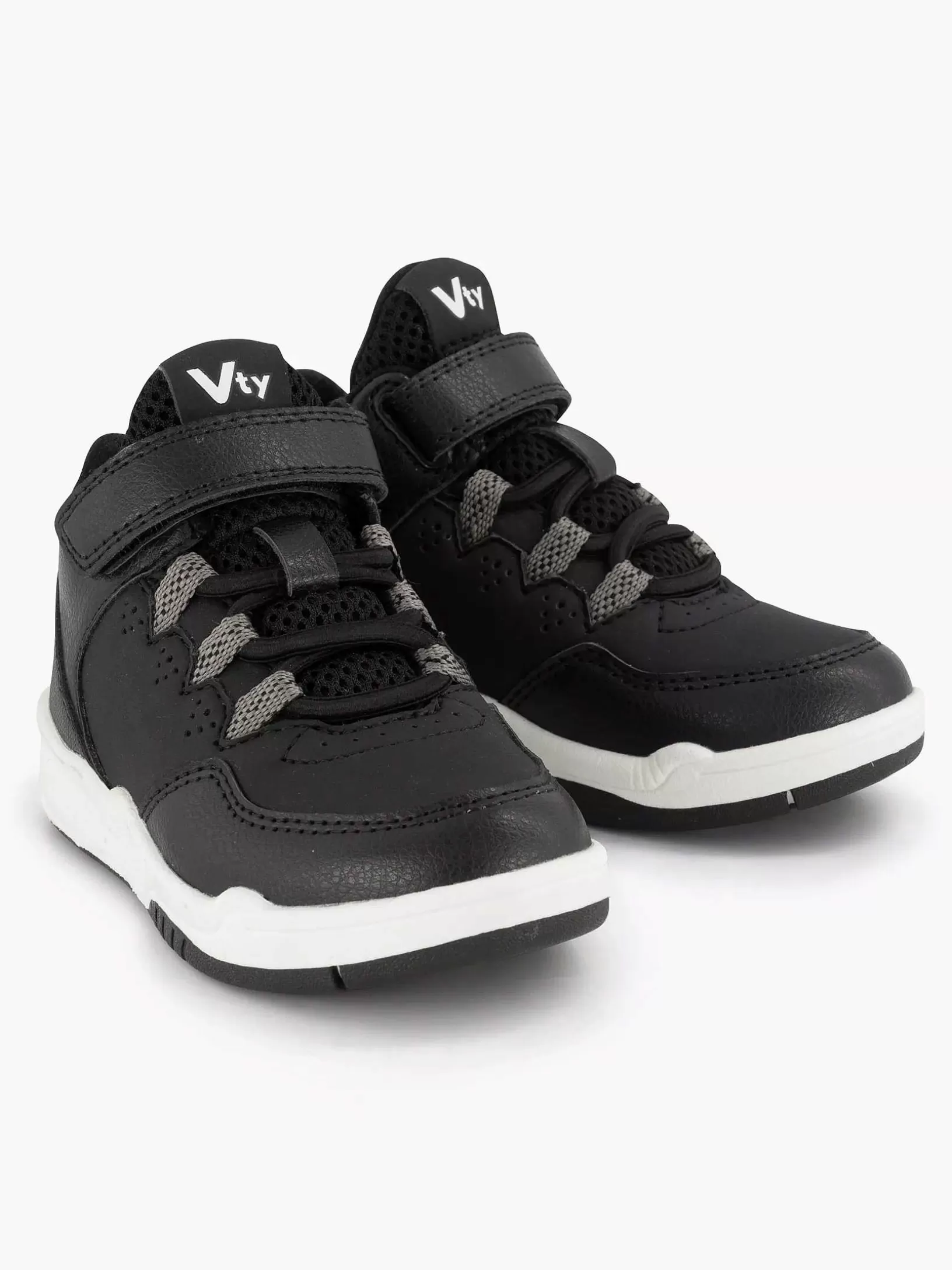 Kinderen Vty Zwarte Hoge Sneaker