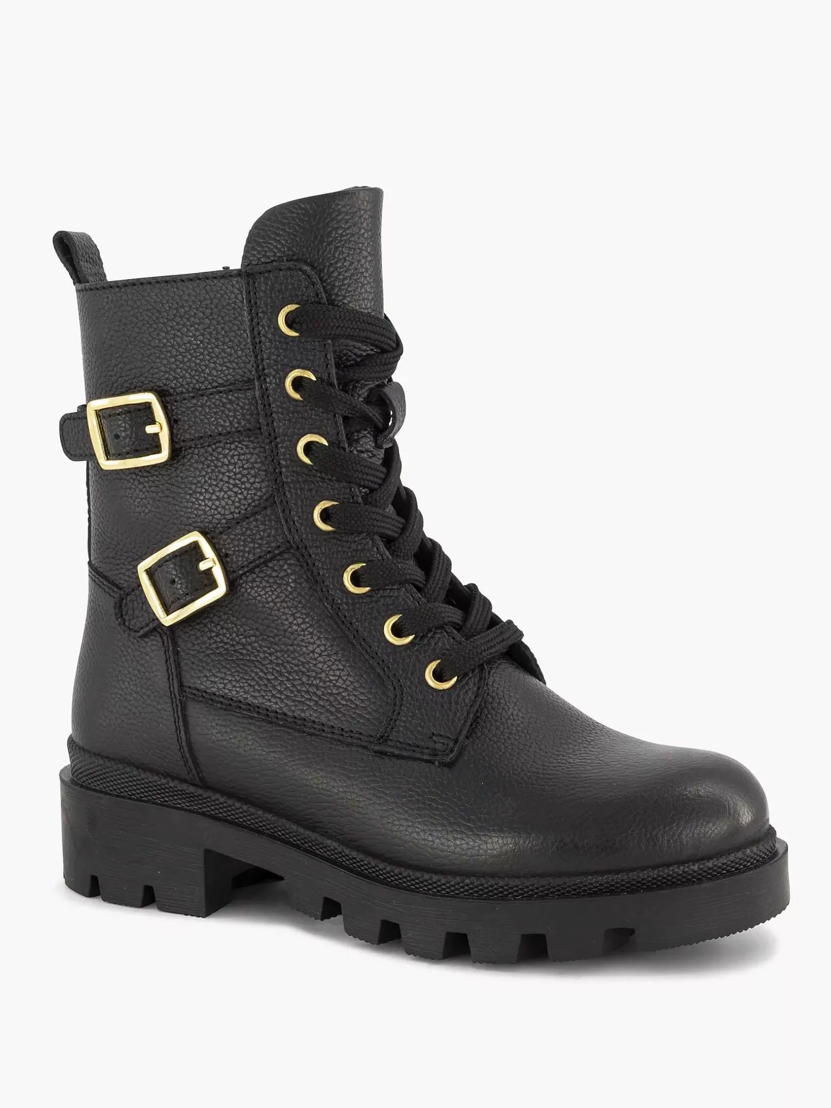 Kinderen Limelight girl Zwarte Leren Veterboot