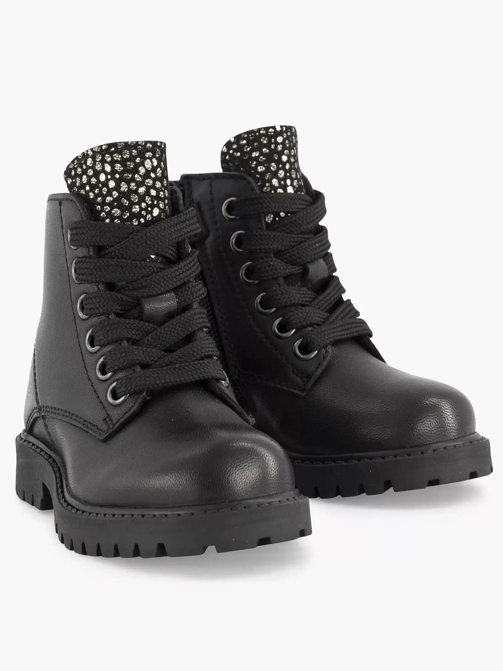 Kinderen Limelight girl Zwarte Leren Veterboot