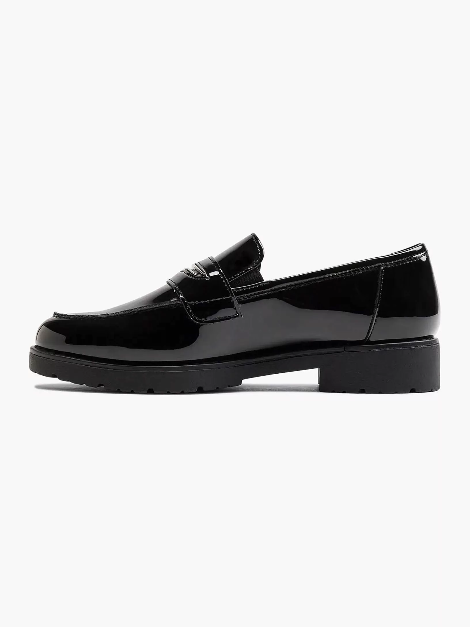 Dames Graceland Zwarte Loafer Lak