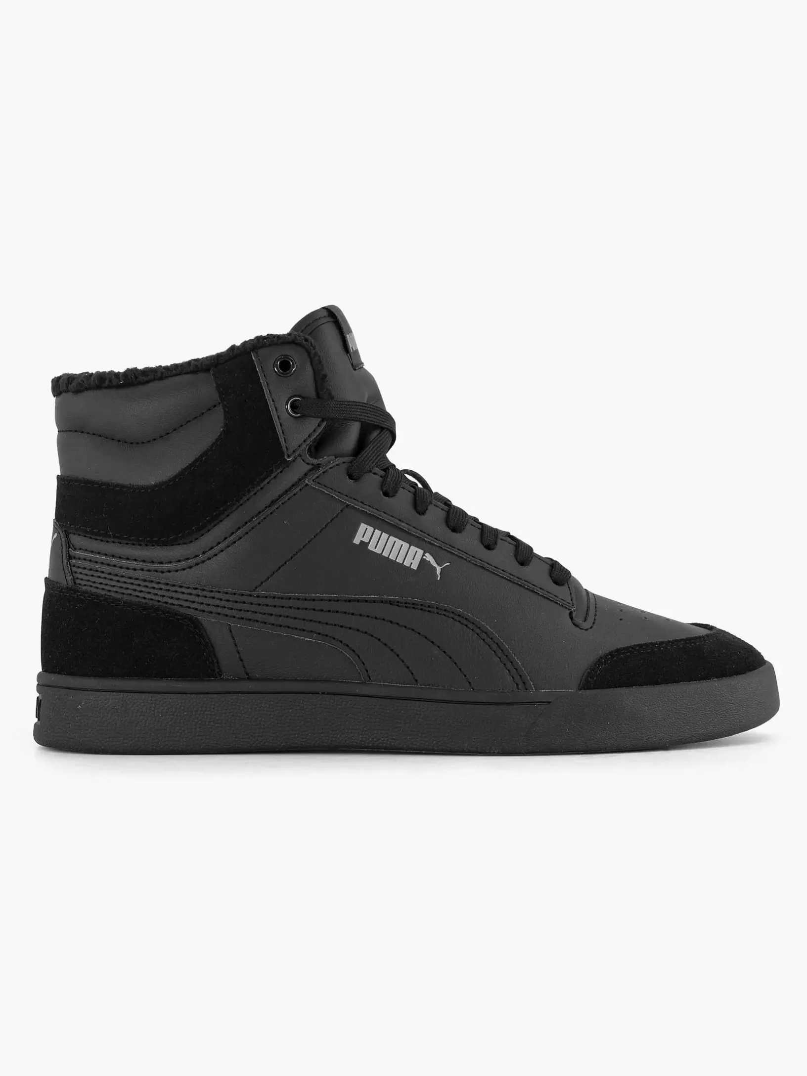 Heren Puma Zwarte Shuffle Mid Fur